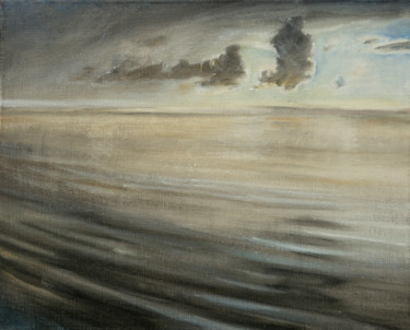 Pintura titulada "SILVER OF THR SEA o…" por Masha Danilovskaia, Obra de arte original, Oleo Montado en Bastidor de camilla d…