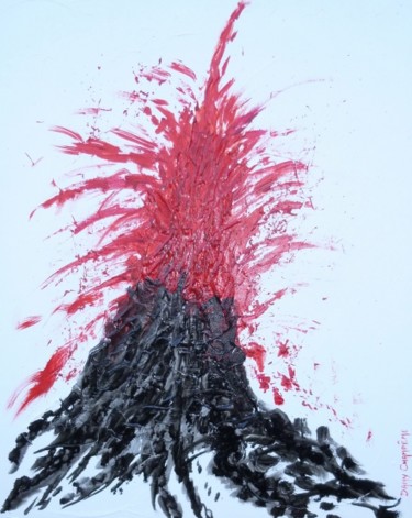 Peinture intitulée "Fusion" par Dany Champeme, Œuvre d'art originale, Huile