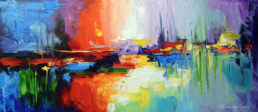 绘画 标题为“The sound of sunset” 由Olha, 原创艺术品, 油