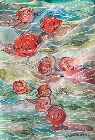 rose garden ➽ 1,366 Original artworks, Limited Editions & Prints