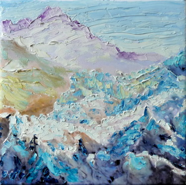 Schilderij getiteld "glacier d' Argentie…" door Darnal, Origineel Kunstwerk