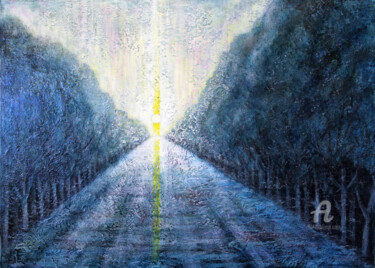 Peinture intitulée "Путь к Свету" par Irina Daronina, Œuvre d'art originale, Acrylique Monté sur Châssis en bois