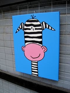 Painting titled "Zebra" by Darosa Children'S Art, Original Artwork, Other