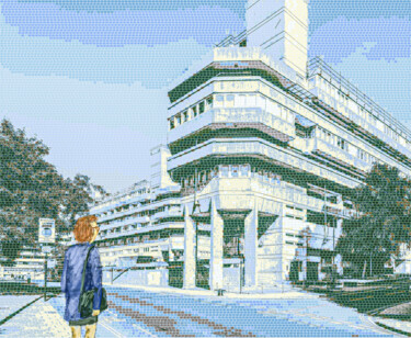 Digital Arts με τίτλο "Brutalism" από Dave Collier, Αυθεντικά έργα τέχνης, 2D ψηφιακή εργασία