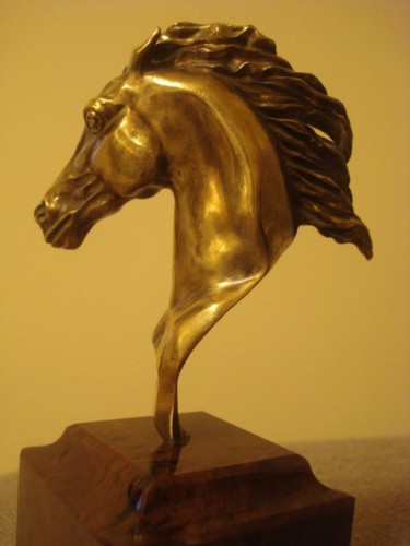 Sculpture titled "POLO CLUB/ DavidAbr…" by David Abrahamian, Original Artwork, Metals