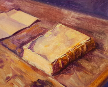 Painting titled "Livre" by David Benayoun, Original Artwork, Oil