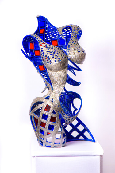 「SURA」というタイトルの彫刻 David Fabiéによって, オリジナルのアートワーク, 金属