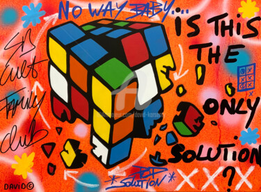 Painting titled "Is this the only so…" by David Karsenty, Original Artwork, Spray paint
