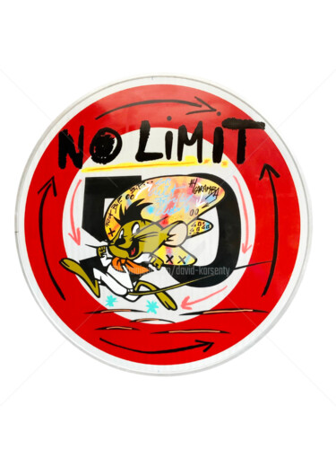 Painting titled "No Limit" by David Karsenty, Original Artwork, Spray paint