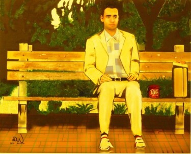 「Forrest Gump」というタイトルの絵画 David Nornbergによって, オリジナルのアートワーク, オイル