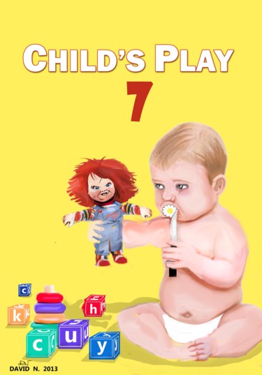 Digital Arts titled "Child's Play 7 - "T…" by David Nornberg, Original Artwork, Digital Painting