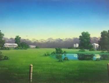 Painting titled "Some Place, Somewhe…" by David O'Halloran, Original Artwork, Oil