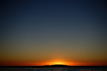 Fotografia intitolato "sunset and sea" da David Page, Opera d'arte originale, Fotografia digitale