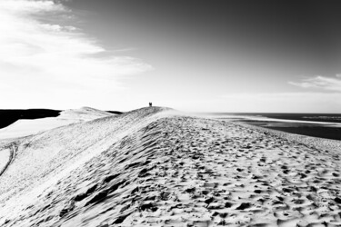Fotografie getiteld "Dune de Pilat" door David Page, Origineel Kunstwerk, Digitale fotografie