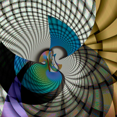 Digitale Kunst getiteld "Wormhole" door Davide Poggio, Origineel Kunstwerk, Digitale fotografie