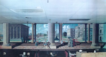 "Ancient Roman Forum" başlıklı Tablo Davide Rodoquino tarafından, Orijinal sanat, Akrilik