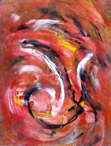 Pittura intitolato "Feu de Joie (Bonfir…" da Davidian Gotis Abstraction Abstraite, Opera d'arte originale, Acrilico