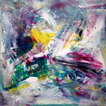 Peinture intitulée "Qualardeo - Abstrac…" par Davidian Gotis Abstraction Abstraite, Œuvre d'art originale, Acrylique