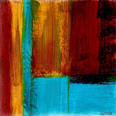 Painting titled "Sirfan - Abstractio…" by Davidian Gotis Abstraction Abstraite, Original Artwork, Acrylic