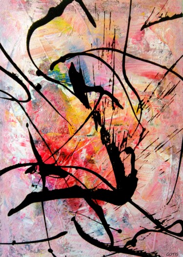 Peinture intitulée "Lisanao - Abstracti…" par Davidian Gotis Abstraction Abstraite, Œuvre d'art originale, Acrylique