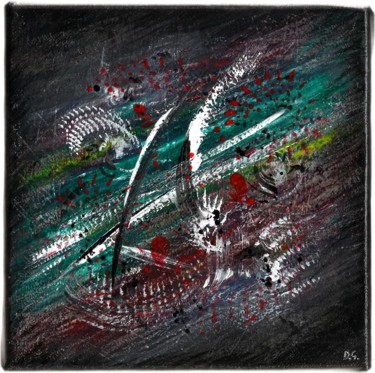 Peinture intitulée "Shaman - Abstractio…" par Davidian Gotis Abstraction Abstraite, Œuvre d'art originale, Acrylique