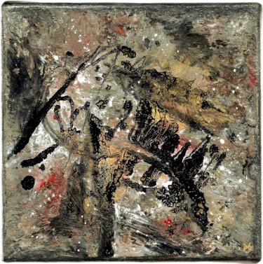 Painting titled "Lascaux - Abstracti…" by Davidian Gotis Abstraction Abstraite, Original Artwork, Oil