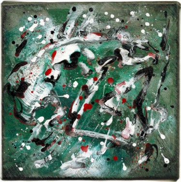 Pittura intitolato "Espace Vert (Green…" da Davidian Gotis Abstraction Abstraite, Opera d'arte originale, Acrilico