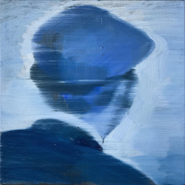 Картина под названием ""Robert Filliou #6"" - Davis Lisboa, Подлинное произведение искусства, Масло