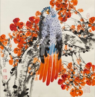 Ζωγραφική με τίτλο "Morrowind 晨风 （No.16…" από Dayou Lu, Αυθεντικά έργα τέχνης, Χρωστικές ουσίες