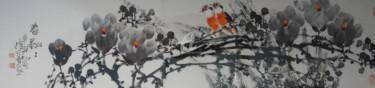 「Spring in Harmony 春…」というタイトルの絵画 Dayou Luによって, オリジナルのアートワーク, ジェルペン