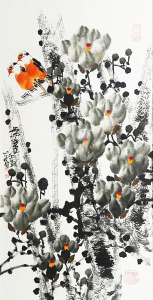 "No dust world 无尘 （N…" başlıklı Tablo Dayou Lu tarafından, Orijinal sanat, Pigmentler