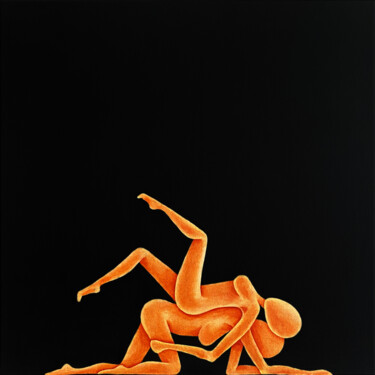 Pittura intitolato "Surrender" da Dazeskin, Opera d'arte originale, Acrilico