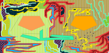 Grafika cyfrowa / sztuka generowana cyfrowo zatytułowany „last in lines” autorstwa Ariel Velez, Oryginalna praca, 2D praca c…