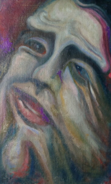 Malerei mit dem Titel "smelter" von Ariel Velez, Original-Kunstwerk, Öl