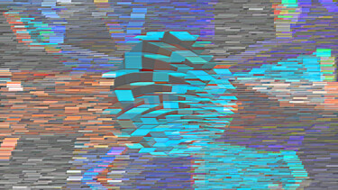 Digitale Kunst getiteld "a point in fragment…" door Ariel Velez, Origineel Kunstwerk, 2D Digital Work