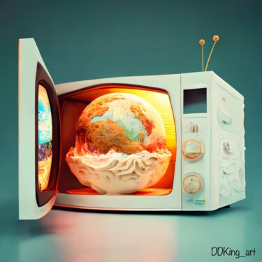 Arte digital titulada "Climate Change" por Ddking, Obra de arte original, Impresión digital