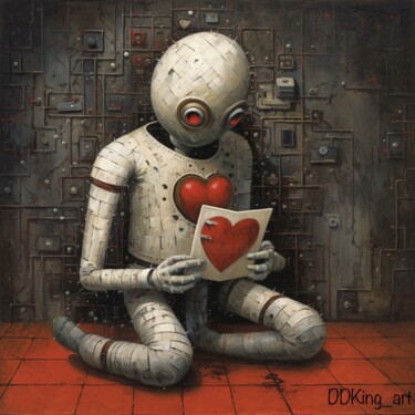 Arts numériques intitulée "Is this Love?" par Ddking, Œuvre d'art originale, Impression numérique