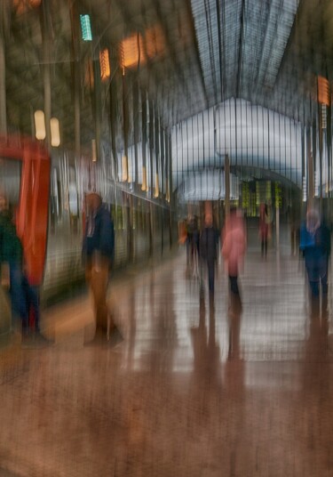 Fotografía titulada "Departures" por Debbie Scott-Queenin, Obra de arte original, Fotografía digital Montado en Aluminio