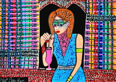 Malerei mit dem Titel "Visual Israeli art…" von Mirit Ben-Nun, Original-Kunstwerk, Acryl