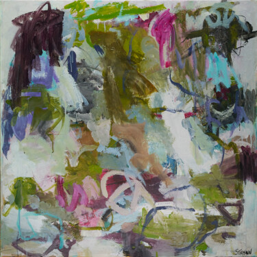 Pintura intitulada "JUNGLE" por Deborah Stigmann, Obras de arte originais, Acrílico