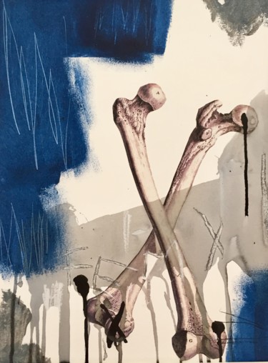 Peinture intitulée "Vanités - X 01" par David Decourcelle, Œuvre d'art originale, Acrylique