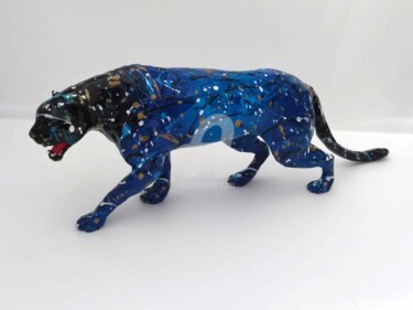 Sculpture titled "Black Panther - BMB…" by Ded2008, Original Artwork, Resin