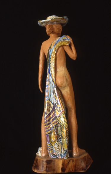 Скульптура под названием "Venere" - Vincenzo De Filippis, Подлинное произведение искусства, Терракота