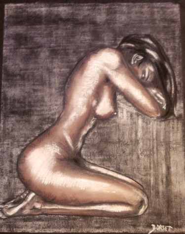 Painting titled "Créoison" by Delphine Orset Guerry, Original Artwork, Pastel