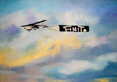 Schilderij getiteld "Finito" door Delirio :D, Origineel Kunstwerk, Acryl