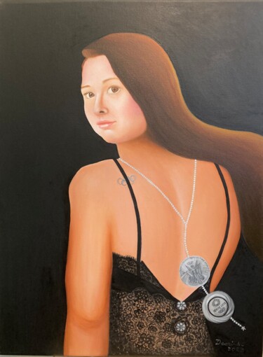 「何詩蓓Siobhan Bernadet…」というタイトルの絵画 Demi Ngによって, オリジナルのアートワーク, オイル