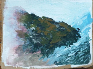 Pintura titulada "Britanny's water&we…" por Catherine Demorand, Obra de arte original, Acrílico Montado en Bastidor de camil…