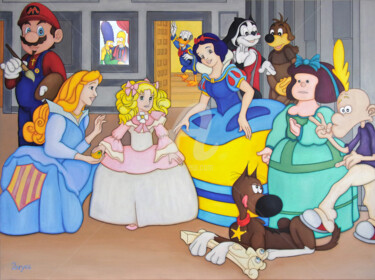 Las Meninas, Painting by Encarnita Martin