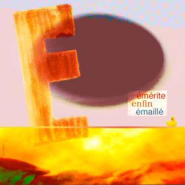 Digital Arts titled "E letter" by Denis Reitz, Original Artwork