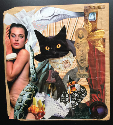 Collages titled "Nastassja Kinski" by Denis Reitz, Original Artwork